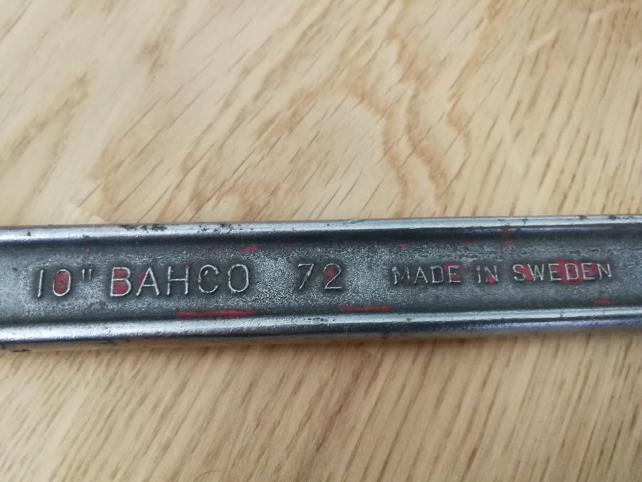 Bahco skiftnycklar 72  8069 10” och 4”