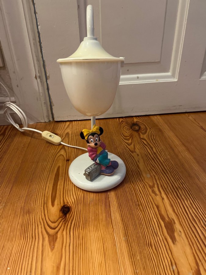 Retro barnlampa Minnie Mouse