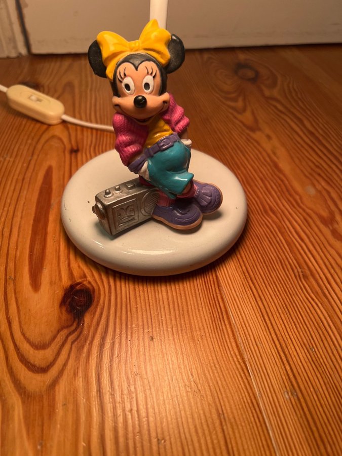 Retro barnlampa Minnie Mouse