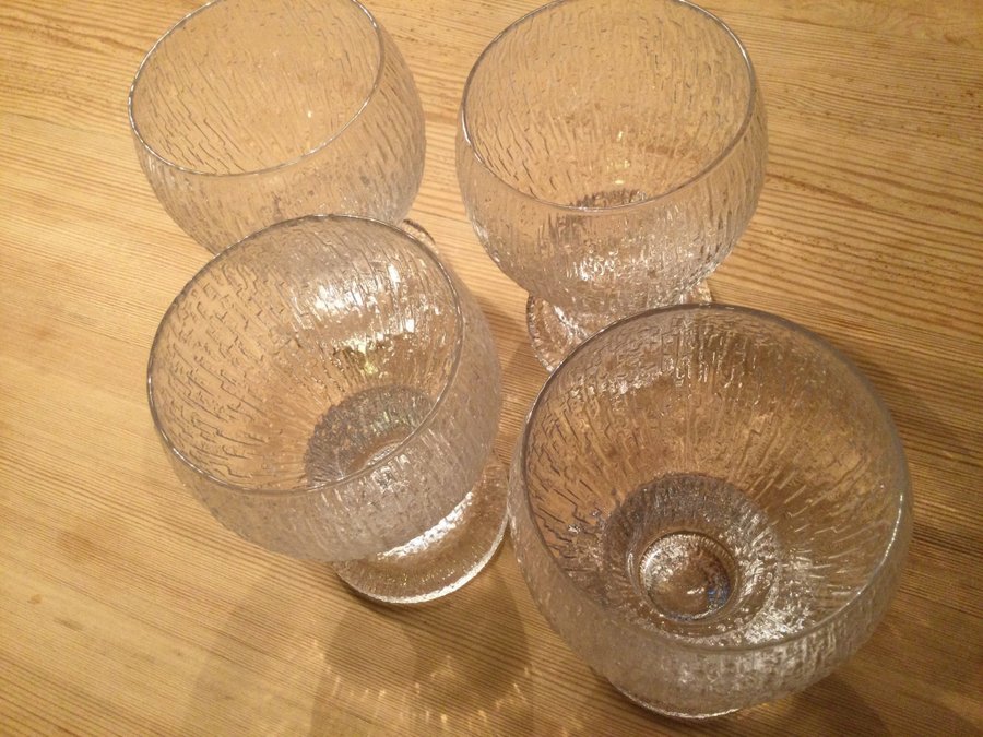 Iittala, Kekkerit, fyra riktigt stora ölglas