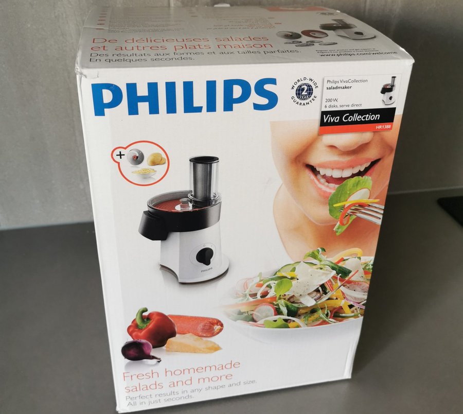 Philips SaladMaker, Matbredare - NY!