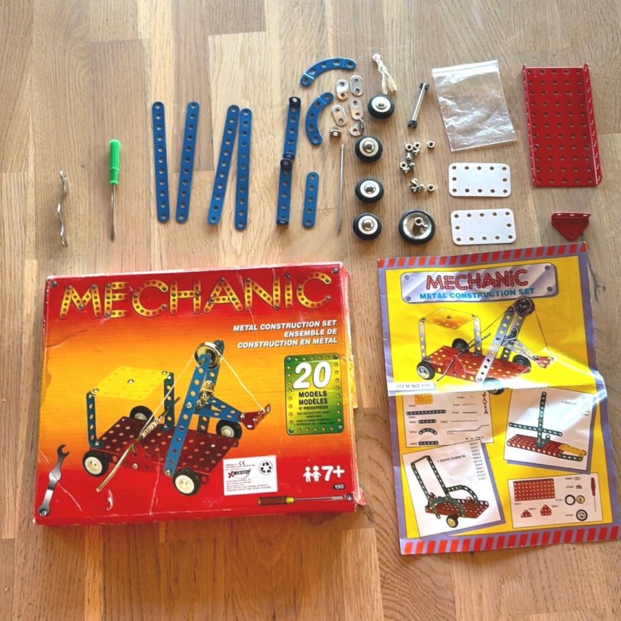 Mechanic Metallbygge Set 190