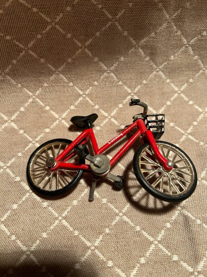 Röd Lundby original cykel