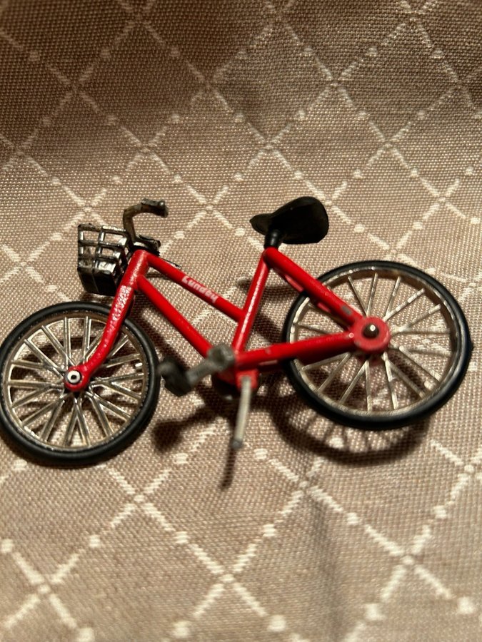 Röd Lundby original cykel