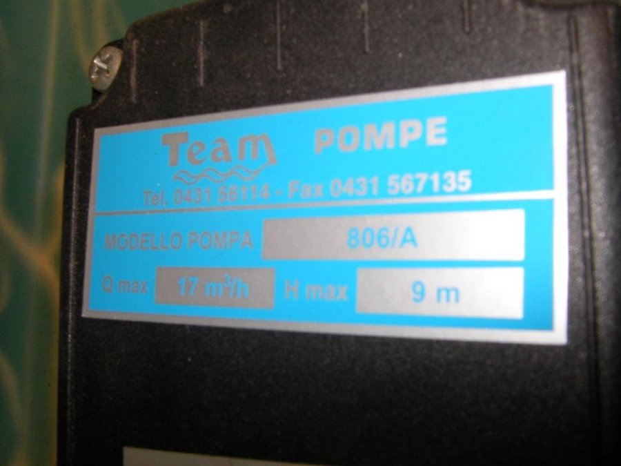 Pump till massagebadkar 560W NY