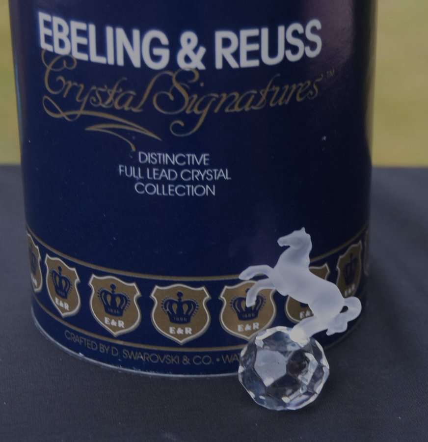 HÄST, BJÖRN, PUDEL  ELEFANT SWAROVSKI Österrike för EBELING  REUSS USA In box