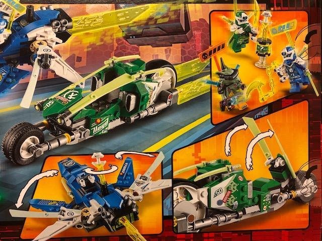 LEGO Ninjago 71709 "Jay och Lloyds racerfordon" - från 2020 oöppnad / förseglad