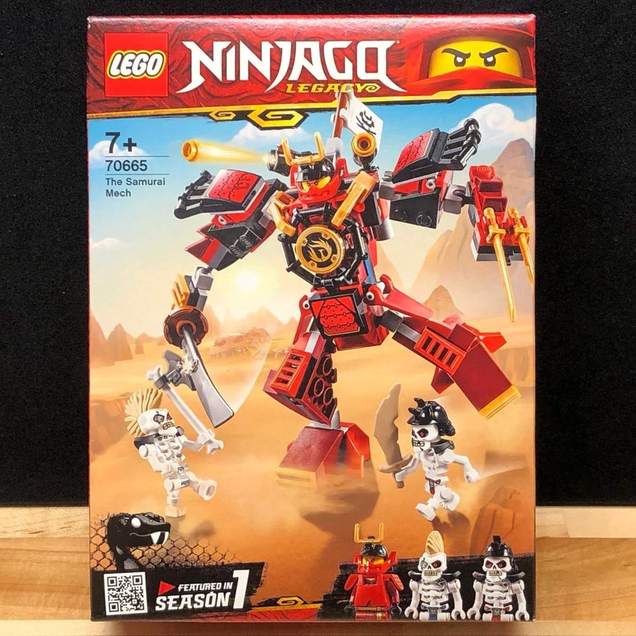 LEGO Ninjago 70665 "Samurais robot" - från 2019 oöppnad / förseglad!