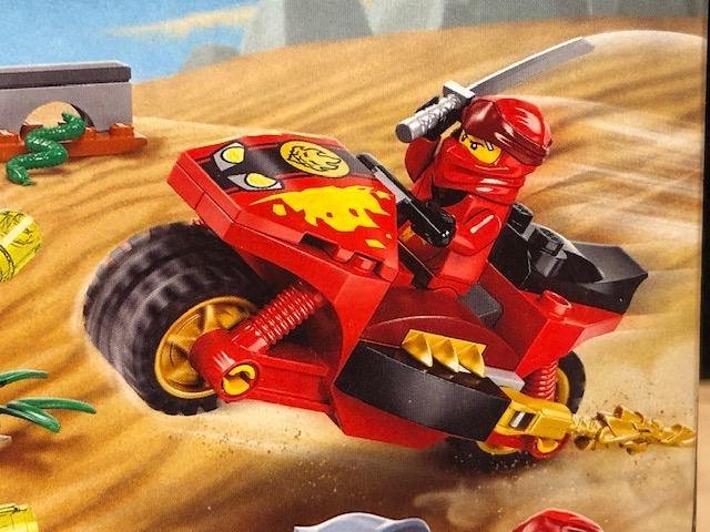LEGO Ninjago 71734 "Kais vassa motorcykel" - från 2021 oöppnad / förseglad!
