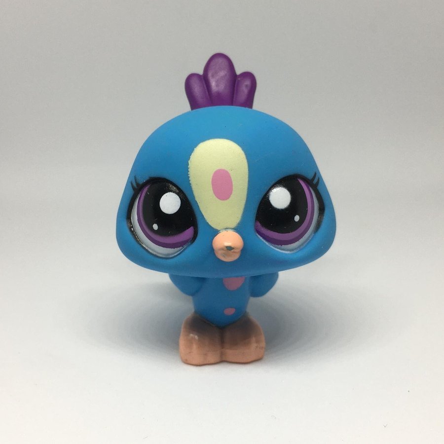 Påfågel Littlest Pet Shop Hasbro LPS Peacock #1678