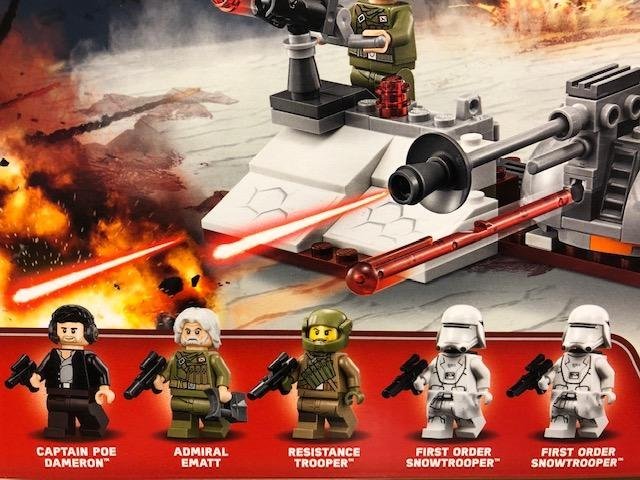 LEGO Star Wars 75202 "Defense of Crait" - från 2018 oöppnad!