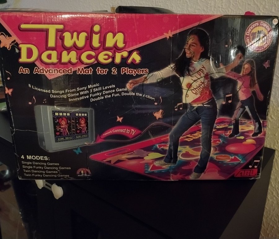 Twin Dancers - Dansmatta för 2 spelare