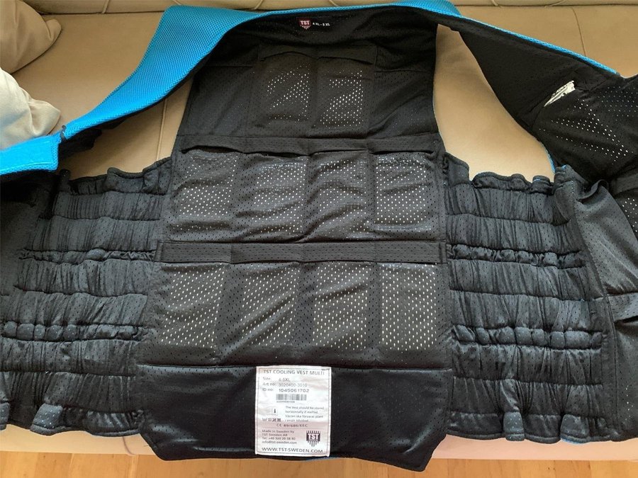 TST Cooling Vest Multi Storlek 4X-5X Kylväst Tyngdväst Temp-Tech