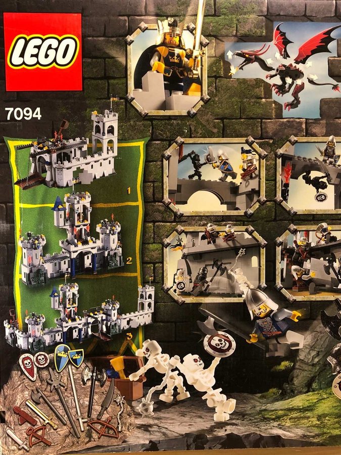 LEGO 7094 Castle "King Castle Siege" - raritet från 2007 oöppnad / förseglad!