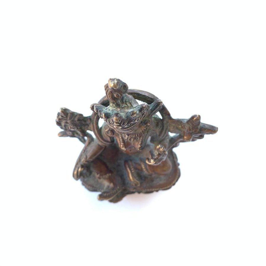 Tara Murti Gudinna Koppar Patina Buddhistisk Figurin Antik? Vintage Retro