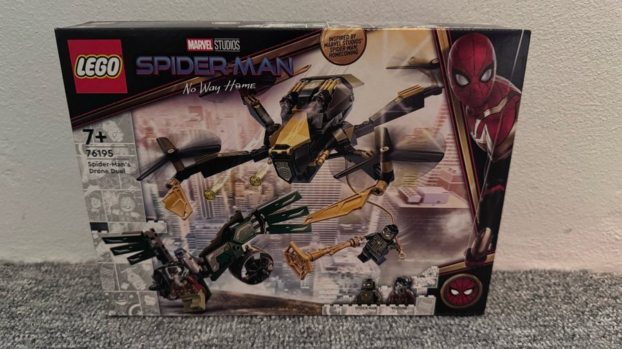 Uåbnet - LEGO Spider-Man No Way Home - Drone Duel (76195)