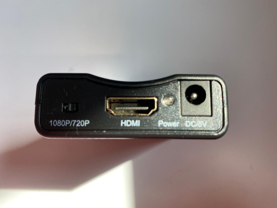 1080P Scart Till HDMI Video audio adapt