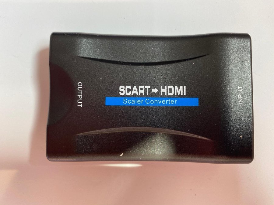 1080P Scart Till HDMI Video audio adapt