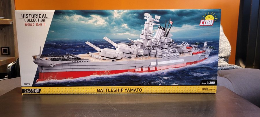 COBI World War II "4833 - Battleship Yamato" (NY  OÖPPNAD)