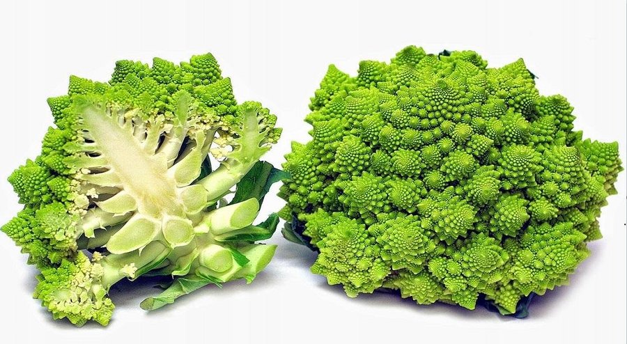 Blomkål "Romanesco Natalino" mellan tidig sort 20 frön