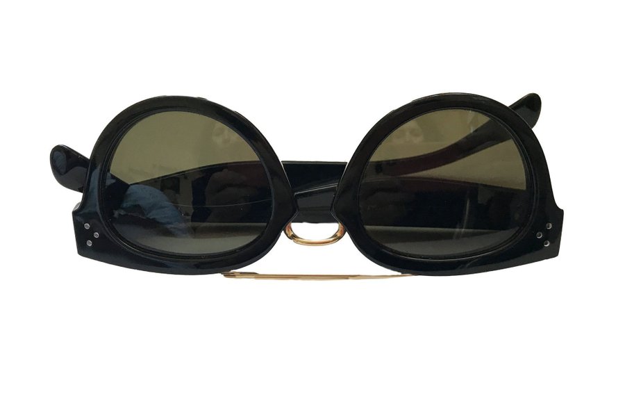 Genuine Celine New Preppy Round sunglasses black good condition