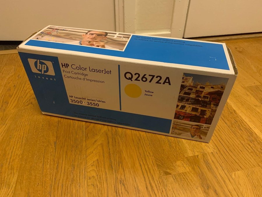 HP Q2672A gul toner Color Laser Jet yellow