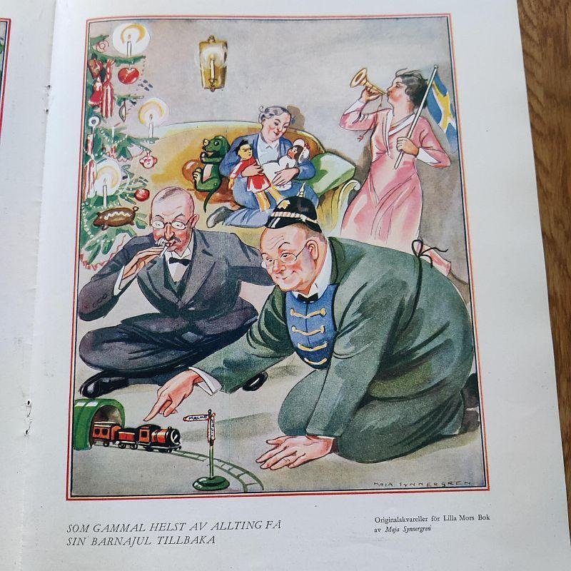 Som gammal helst av allting illustration 1933 av Maja Synnergren