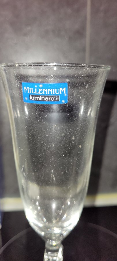 2 st. Champagneglas Millennium Luminarc