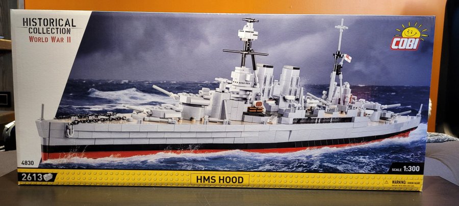 COBI World War II "4830 - HMS Hood" (NY  OÖPPNAD)