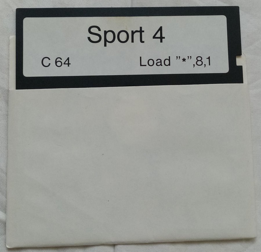 Sport 4 (Anco Software) - Disk - Commodore 64/C64 Spel