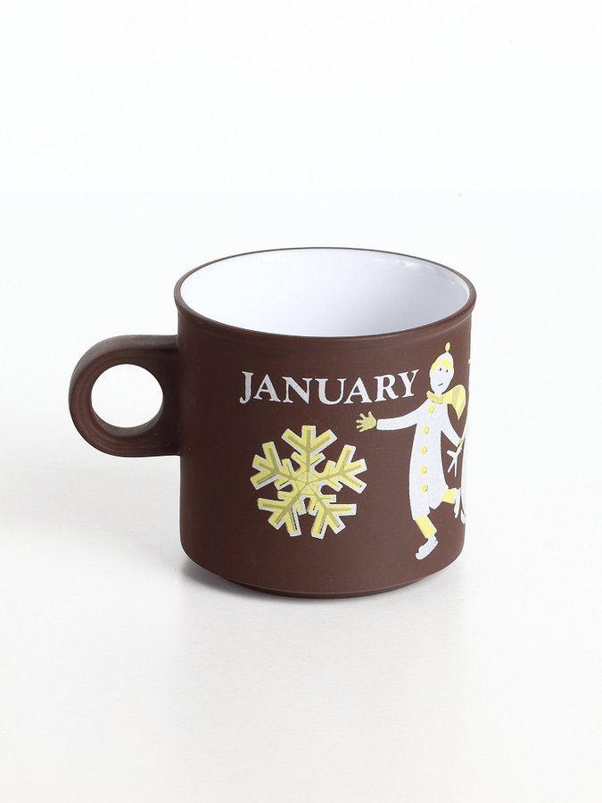 HORNSEA LOVE MUG JANUARY ENGLAND samlarmugg mugg vintage retro