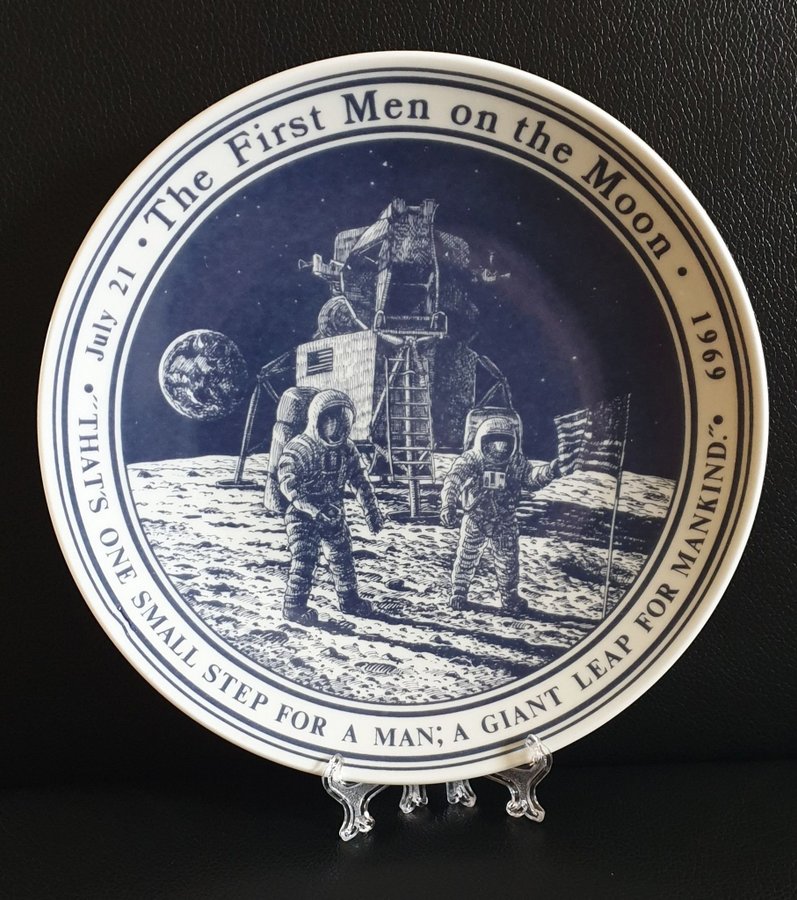 Samlartallrik - The First Men on the Moon