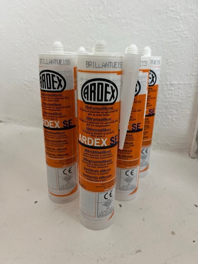 Ardex Våtromssilikon 300ml 7st