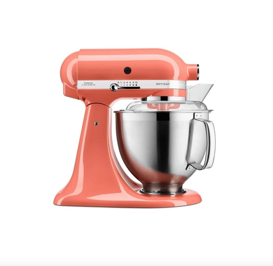 HELT NY KitchenAid Artisan Köksmaskin 5KSM185PSEPH Stand Mixer 4,8 liter Coral