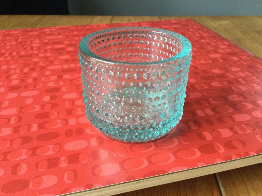 Iittala Kastehelmi Ljuslykta Vattengrön