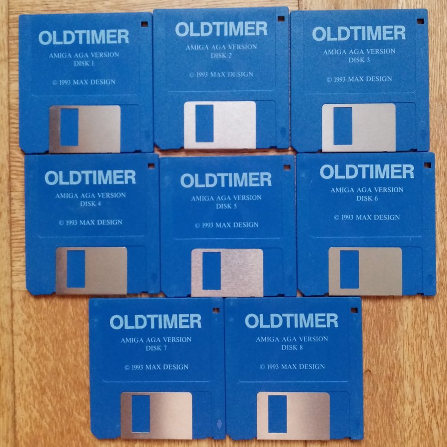 Oldtimer (Max Design) - AMIGA - 8 x Lös Disk