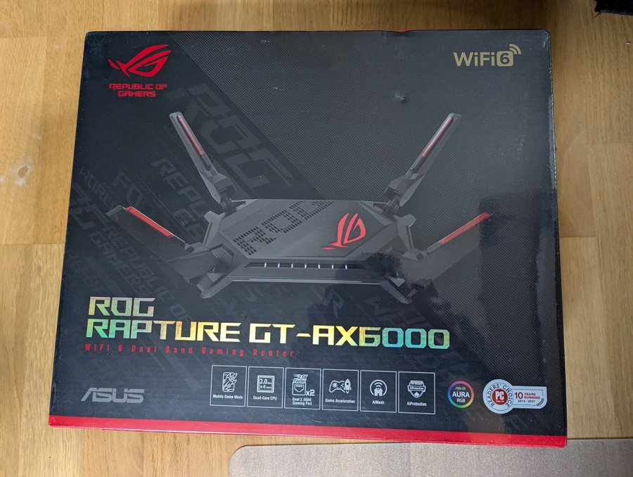 ASUS ROG Rapture GT-AX6000 WiFi 6 Router