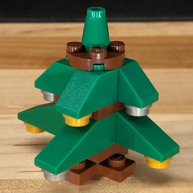 LEGO Julkalender / Jul delar  tillbehör "julgran" - begagnad i nyskick!