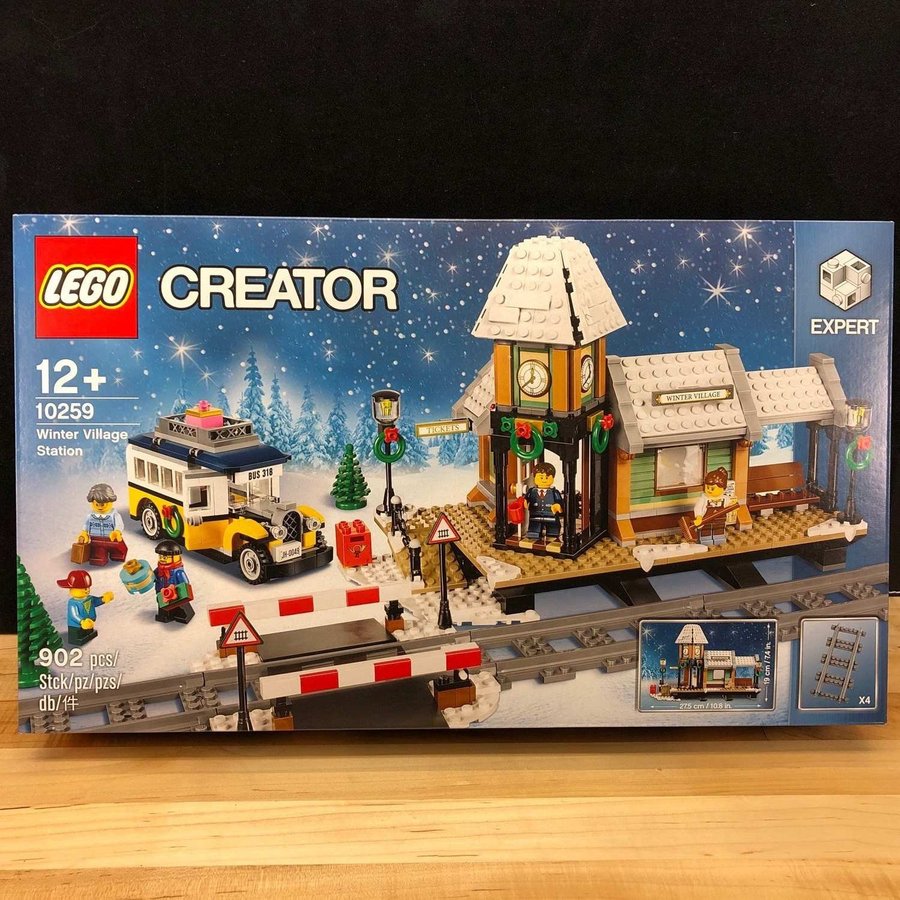 LEGO 10254 + 10259 Creator /Jul /tåg "Jultåg + station" - oöppnade /förseglade!