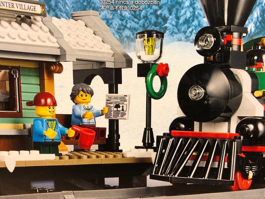 LEGO 10254 + 10259 Creator /Jul /tåg "Jultåg + station" - oöppnade /förseglade!