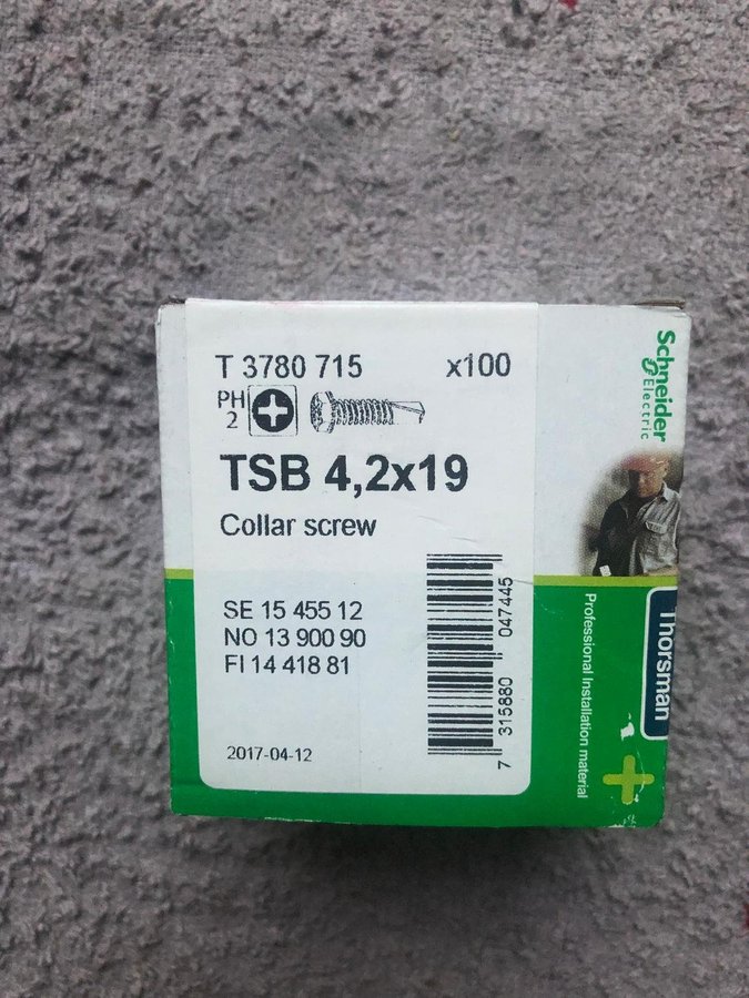 Kragskruv TSB-42x19 - 7315880047445