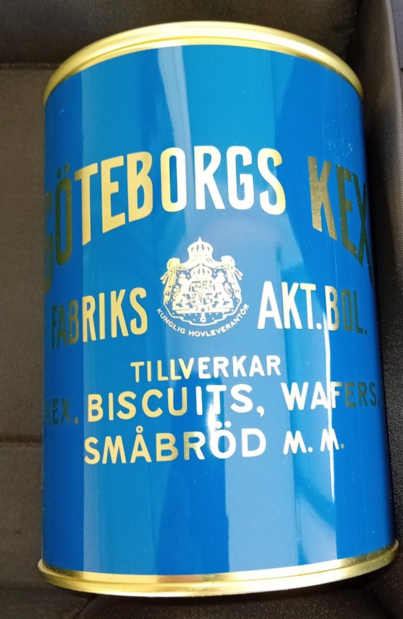 GÖTEBORGS KEX PLÅTBURK MED LOCK