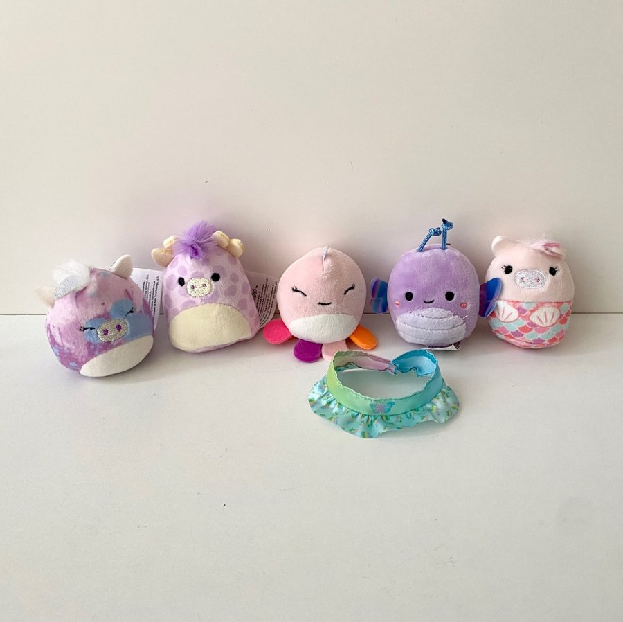 5 st Squishville / mini Squishmallows figurer