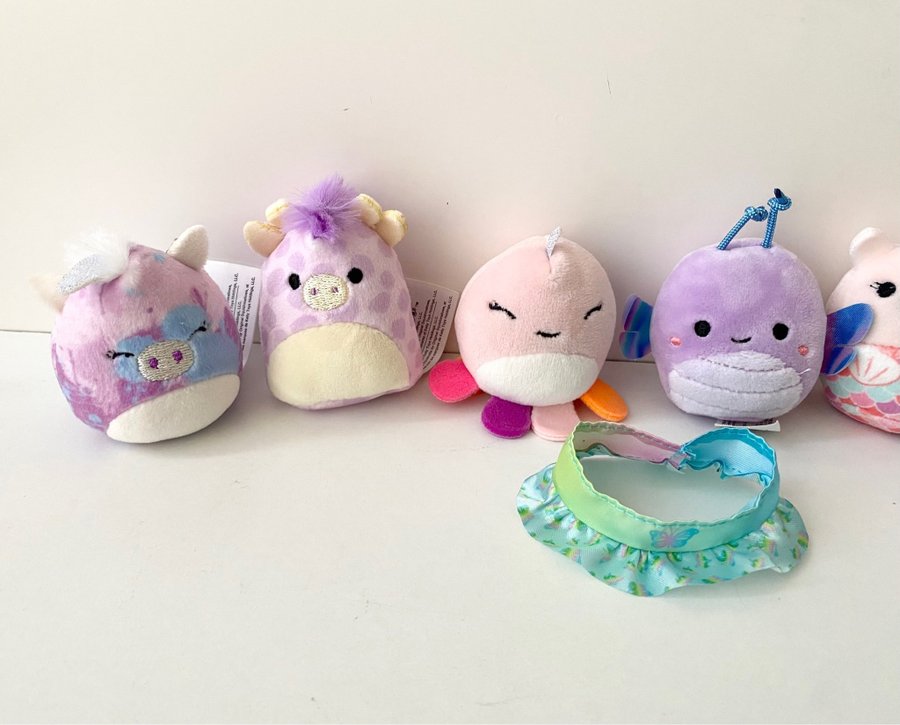 5 st Squishville / mini Squishmallows figurer