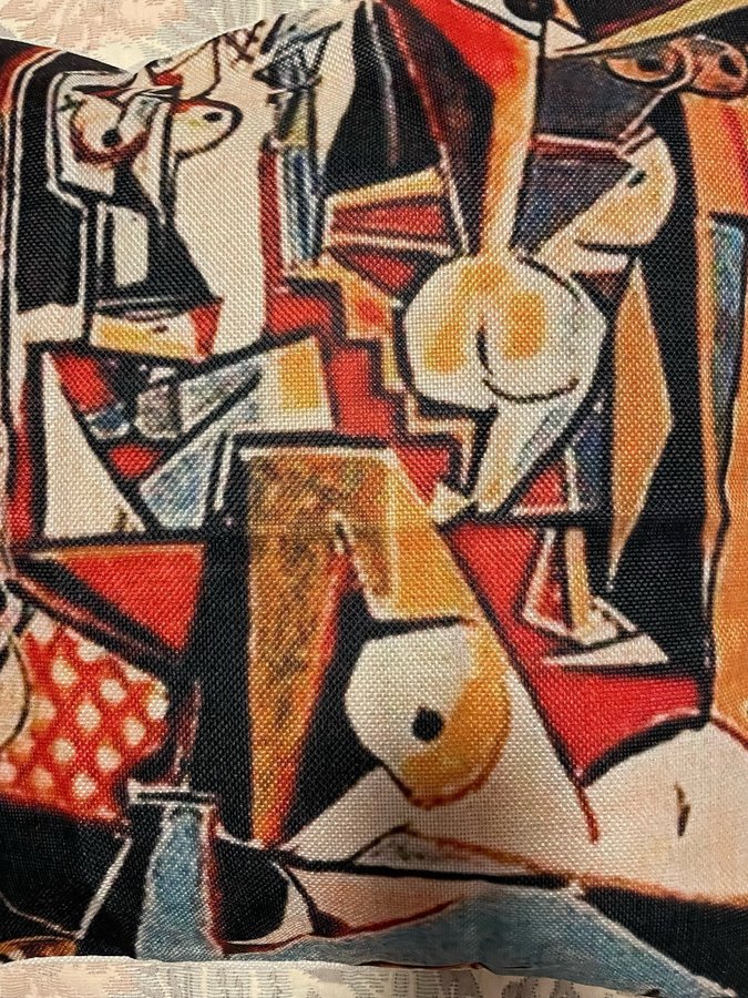 Picasso - Prydnadskuddefodral efter Picasso klassiskt motiv