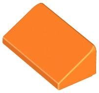 Orange Slope 30 1 x 2 x 2/3 - LEGO - 85984