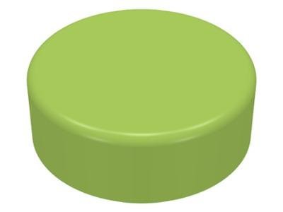 Lime Tile Round 1 x 1 - LEGO - 98138