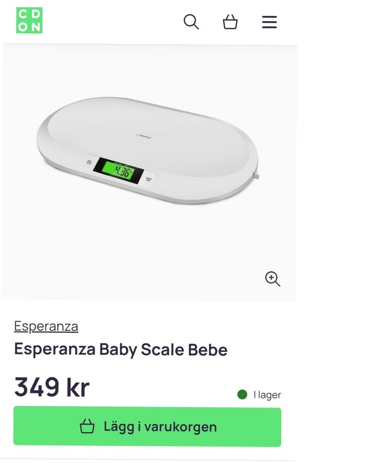 Esperanza Baby Scale Bebe