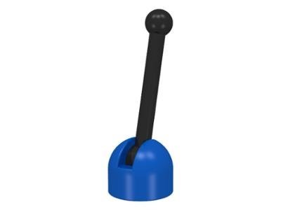 Blue Antenna Small Base with Black Lever - LEGO - 4592c02