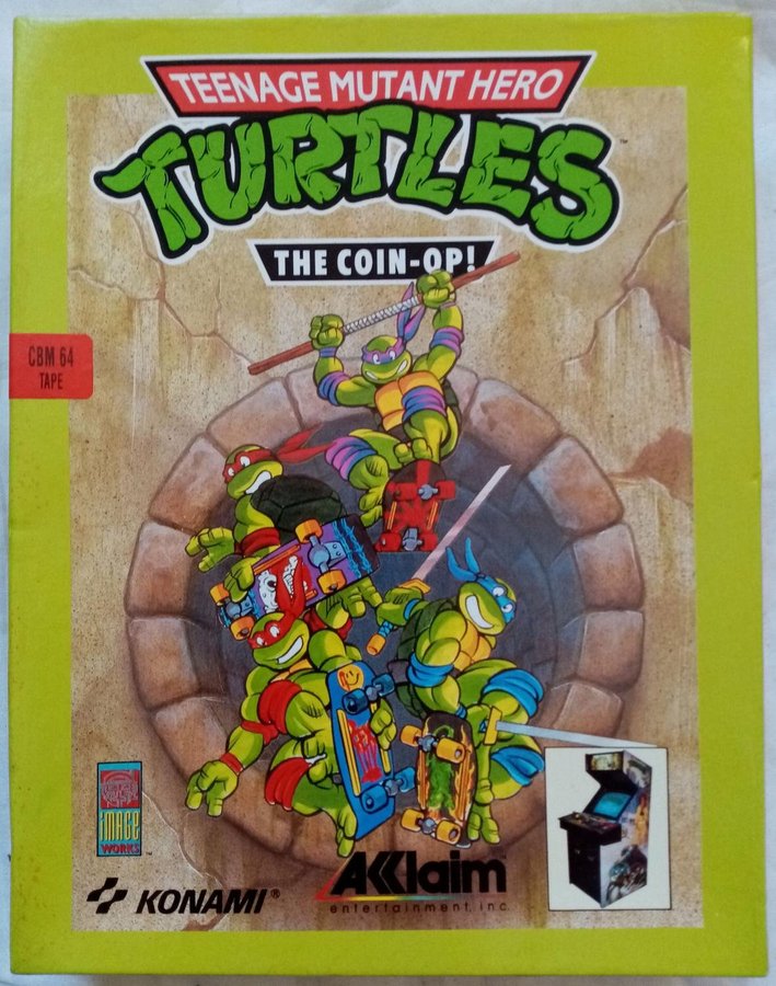 Teenage Mutant Hero Turtles (Acclaim Entertainment - Image Works) - C64 Spel